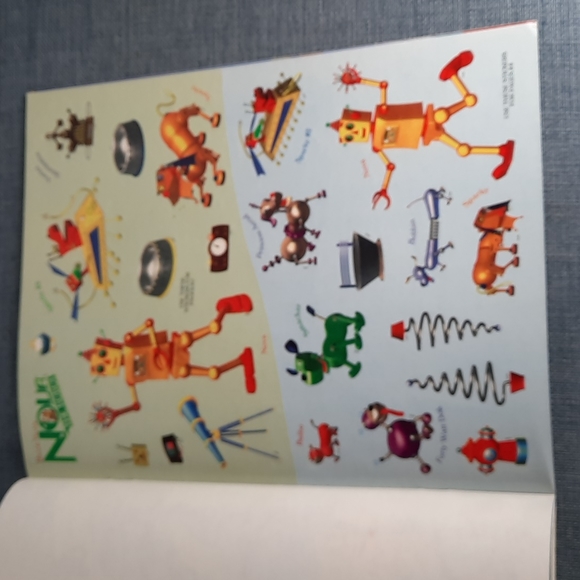 Sticker Book Set Story Storybook Stories Dog Robot Reuseable Stickers Fun Gift - Picture 6 of 10